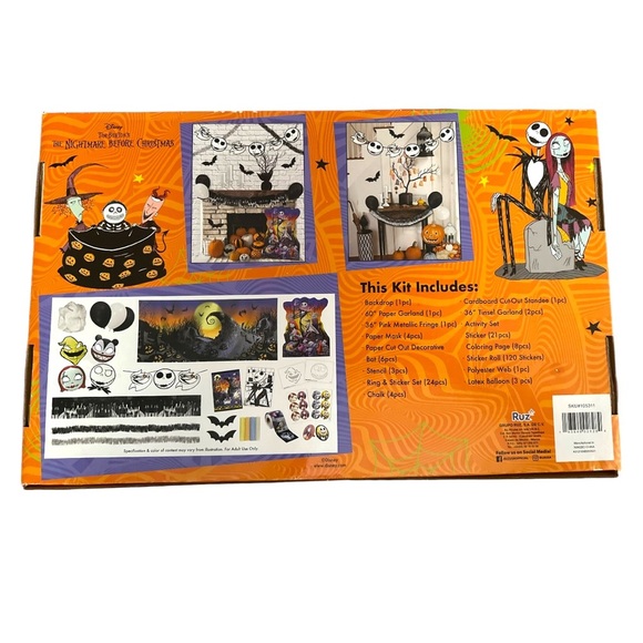 Disney The Nightmare Before Christmas Halloween Trunk or Treat Decorations NIB - Picture 3 of 8